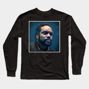 Fred Portrait for Screaming Firehawks Long Sleeve T-Shirt